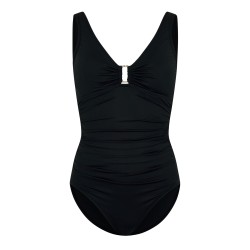 Дамски бански костюм Lauren by Ralph Lauren Womens Ring Detail Plunge Swimsuit - Black дамски,бански,костюм,дамски,бански,костюми,lauren,by,ralph,lauren,women,s,ring,detail,plunge,swimsuit,black