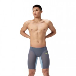 Speedo Fastskin LZR Pure Valor 2.0 Jammer - Grey/Blue мъжки,летни,бански,плуване,в,училище,мъжки,бански,костюми,мъжки,бански,костюми,борд,шорти,и,бански,тип,боксерки,speedo,fastskin,lzr,pure,valor,2.0,jammer,g