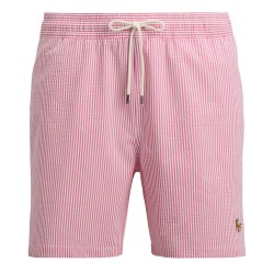 къси,панталони,мъжки,ежедневни,облекла,polo,ralph,lauren,mens,seersucker,traveller,swim,shorts,rose,stripe