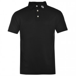 Мъжка блуза с яка FootJoy Footjoy Solid Polo Shirt Mens - Black мъжка,блуза,с,яка,мъжки,блузи,с,яка,мъжки,горнища,за,голф,облекла,за,голф,footjoy,footjoy,solid,polo,shirt,mens,black
