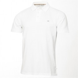 блуза,с,яка,мъжки,горнища,за,голф,облекла,за,голф,calvin,klein,golf,polo,shirt,white