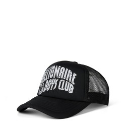 шапка,всички,шапки,мъжки,шапки,и,ръкавици,billionaire,boys,club,arch,logo,trucker,cap,black,white