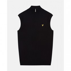 потник,мъжки,пуловери,lyle,and,scott,lyle,knitted,vest,sn99,jet,black