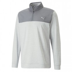 разпродажба,puma,мъжки,пуловери,облекла,за,голф,puma,cloudspun,quarter,zip,mens,shade,rise
