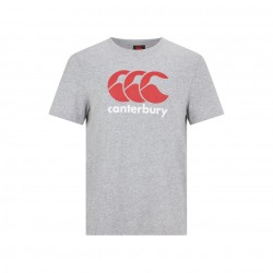 Мъжка тениска Canterbury Large Logo T Shirt Mens - Grey мъжка,тениска,мъжки,блузи,с,яка,мъжки,тениски,мъжки,потници,мъжки,горнища,размер+,ръгби,фланелки,canterbury,large,logo,t,shirt,mens,grey