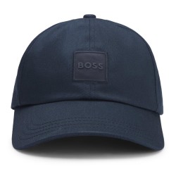 Бейзболна шапка Boss Mens BOSS ORANGE Derrel Baseball Cap with Logo Detail - Blue 464 бейзболна,шапка,всички,шапки,boss,mens,boss,orange,derrel,baseball,cap,with,logo,detail,blue,464