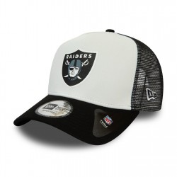 шапка,плажни,шапки,new,era,a,frame,adjustable,trucker,cap,raiders,black