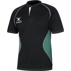 детски,тениски,ръгби,облекла,детски,облекла,gilbert,xactv2,shirt,jn99,black,green