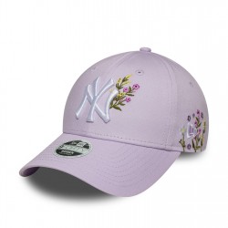 шапка,плажни,шапки,new,era,9forty,adjustable,cap,ny,lilac,white,flower