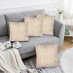 Alan Symonds Botanic Floral Soft Chenille Cushion Set of 4 - Cream подаръци,и,играчки,alan,symonds,botanic,floral,soft,chenille,cushion,set,of,4,cream