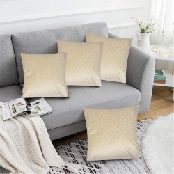 Alan Symonds Textured Velvet Cushion Set of 4 - Cream подаръци,и,играчки,alan,symonds,textured,velvet,cushion,set,of,4,cream