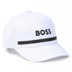 детски,аксесоари,boss,logo,print,cap,junior,boys,white,10p
