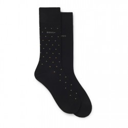 чорапи,мъжки,чорапи,boss,2,pack,logo,socks,black,001