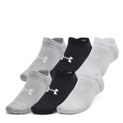 Чорапи Under Armour Essential 6-Pack No-Show Socks Unisex - Black/Wht/Gry чорапи,дамски,чорапи,лека,атлетика,under,armour,essential,6,pack,no,show,socks,unisex,black,wht,gry