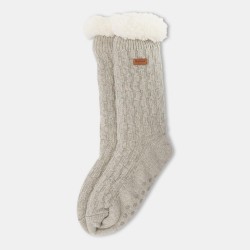 Чорапи Barbour Cable Knit Lounge Socks - Light Grey Marl чорапи,чорапи,на,разпродажба,всички,чорапи,аксесоари,на,разпродажба,barbour,cable,knit,lounge,socks,light,grey,marl