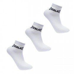 Детски чорапи Everlast Quarter Socks 3 Pack Childrens - White детски,чорапи,чорапи,за,всеки,ден,всички,чорапи,чорапи,за,училище,everlast,quarter,socks,3,pack,childrens,white