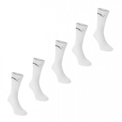 Детски чорапи Slazenger Crew Socks 5 Pack Childs - White детски,чорапи,детски,чорапи,всички,чорапи,чорапи,всички,чорапи,чорапи,за,всеки,ден,всички,чорапи,чорапи,за,училище,детски,чорапи,тенис,облекла,slazenger,cr