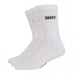 чорапи,мъжки,чорапи,dkny,ribbed,3,pack,socks,white