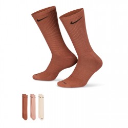 Мъжки чорапи Nike 3 Pack Crew Socks Mens - Clay/Black мъжки,чорапи,чорапи,всички,чорапи,чорапи,за,всеки,ден,всички,чорапи,чорапи,на,разпродажба,всички,чорапи,разпродажба,nike,аксесоари,на,разпродажба,мъжки,чор