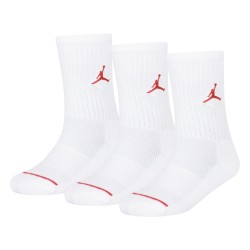 Юношески чорапи Air Jordan 3 Pack Crew Socks Juniors - White юношески,чорапи,чорапи,за,училище,мъжки,чорапи,air,jordan,3,pack,crew,socks,juniors,white