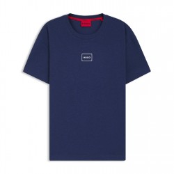 мъжка,тениска,мъжки,пижами,hugo,hugo,laze,t,shirt,10261152,01,pyjama,short,sleeve,top,mens,blue