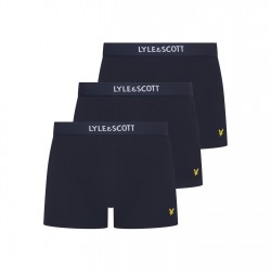 Боксерки Lyle and Scott & Scott Devon 3 pack Underwear Trunks - Peacoat боксерки,мъжко,лятно,бельо,аксесоари,на,разпродажба,мъжко,бельо,lyle,and,scott,&,scott,devon,3,pack,underwear,trunks,peacoat