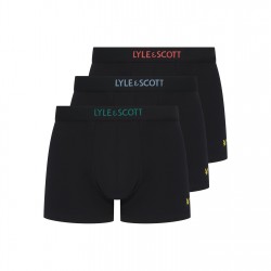 Боксерки Lyle and Scott & Scott Devon 3 pack Underwear Trunks - Black Multi Tex боксерки,мъжко,лятно,бельо,бельо,за,училище,аксесоари,на,разпродажба,мъжко,бельо,lyle,and,scott,&,scott,devon,3,pack,underwear,trunks,black,multi,tex