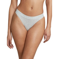 Polo Ralph Lauren Womens Mid Rise Jersey Thong - Grey аксесоари,на,разпродажба,дамско,бельо,polo,ralph,lauren,women,s,mid,rise,jersey,thong,grey