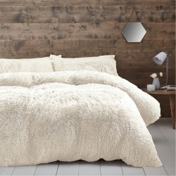 спално,бельо,и,комплекти,catherine,lansfield,deep,pile,faux,fur,duvet,cover,set,cream