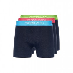 Боксерки Crosshatch CH Astral 3Pk Boxers Sn99 - Navy боксерки,мъжко,лятно,бельо,мъжко,бельо,crosshatch,ch,astral,3pk,boxers,sn99,navy