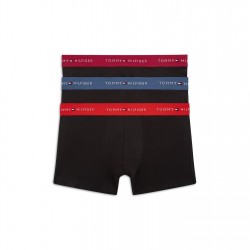 боксерки,мъжко,лятно,бельо,мъжко,бельо,tommy,hilfiger,3,pack,logo,waistband,trunks,black