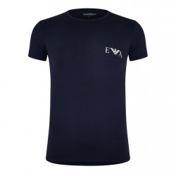 Тениска Emporio Armani Chest Logo T Shirt - Marine/Wht тениска,emporio,armani,chest,logo,t,shirt,marine,wht