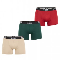 боксерки,мъжко,бельо,boss,3,pack,boxer,shorts,red,brn,grn,971