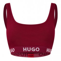 бюстие,аксесоари,на,разпродажба,hugo,sporty,logo,bralette,dark,red