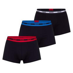 боксерки,мъжко,бельо,hugo,original,3,pack,boxers,black