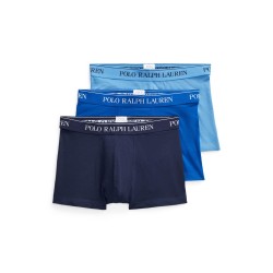 Боксерки Polo Ralph Lauren Mens 3-Pack Cotton Trunks - Blue Multi боксерки,polo,ralph,lauren,men,s,3,pack,cotton,trunks,blue,multi
