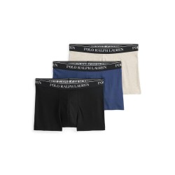 Боксерки Polo Ralph Lauren Mens 3-Pack Cotton Trunks - Nvy/Gry/Blk боксерки,мъжко,бельо,polo,ralph,lauren,men,s,3,pack,cotton,trunks,nvy,gry,blk