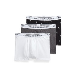 боксерки,мъжко,бельо,polo,ralph,lauren,men,s,3,pack,cotton,trunks,wht,gry,blk,aop