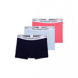 боксерки,мъжко,бельо,polo,ralph,lauren,men's,3,pack,cotton,trunks,red,blu,nvy