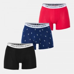 боксерки,аксесоари,на,разпродажба,мъжко,бельо,polo,ralph,lauren,men's,3,pack,boxer,trunks,nvy,aop,red,blk