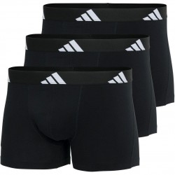 Мъжки боксерки adidas 3 Pack Boxers Mens - Black мъжки,боксерки,бельо,за,училище,мъжко,бельо,adidas,3,pack,boxers,mens,black