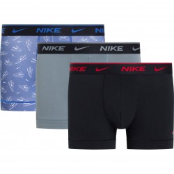 мъжки,боксерки,мъжко,бельо,nike,3,pack,everyday,cotton,trunks,mens,blk,gry,blu,aop