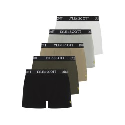 боксерки,мъжко,бельо,lyle,and,scott,men,s,trunk,clothing,grey,multi
