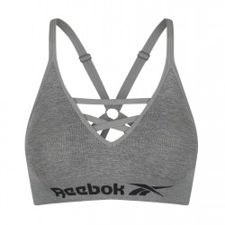 Reebok Womens Seamless Bra Maryna - Grey Marl дамско,бельо,reebok,womens,seamless,bra,maryna,grey,marl