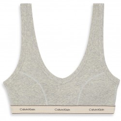 Дамско бюстие Calvin Klein Womens Heritage Scoop Non Wired Bralette - Grey Heather дамско,бюстие,аксесоари,на,разпродажба,calvin,klein,women,s,heritage,scoop,non,wired,bralette,grey,heather