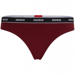 аксесоари,на,разпродажба,дамско,бельо,hugo,regular,rise,thong,dark,red
