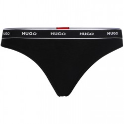 аксесоари,на,разпродажба,дамско,бельо,hugo,regular,rise,thong,black,white