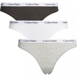 бикини,дамско,бельо,calvin,klein,bikini,3pk,blk,grey,wht