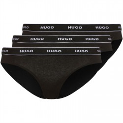 слипове,дамско,бельо,hugo,3,pack,striped,briefs,black,001