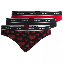 Hugo 3 Pack Stripe Thong - Open Mis аксесоари,на,разпродажба,дамско,бельо,hugo,3,pack,stripe,thong,open,mis